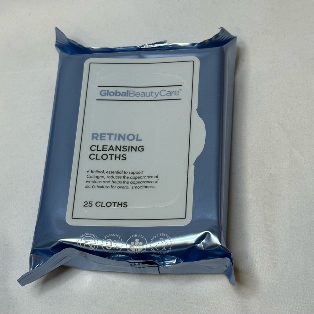 🐼 3/$25 Global Beauty Care Retinol Cleansing Cloths